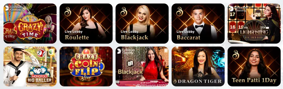 Giochi di casinò live CASHPOT CASINO