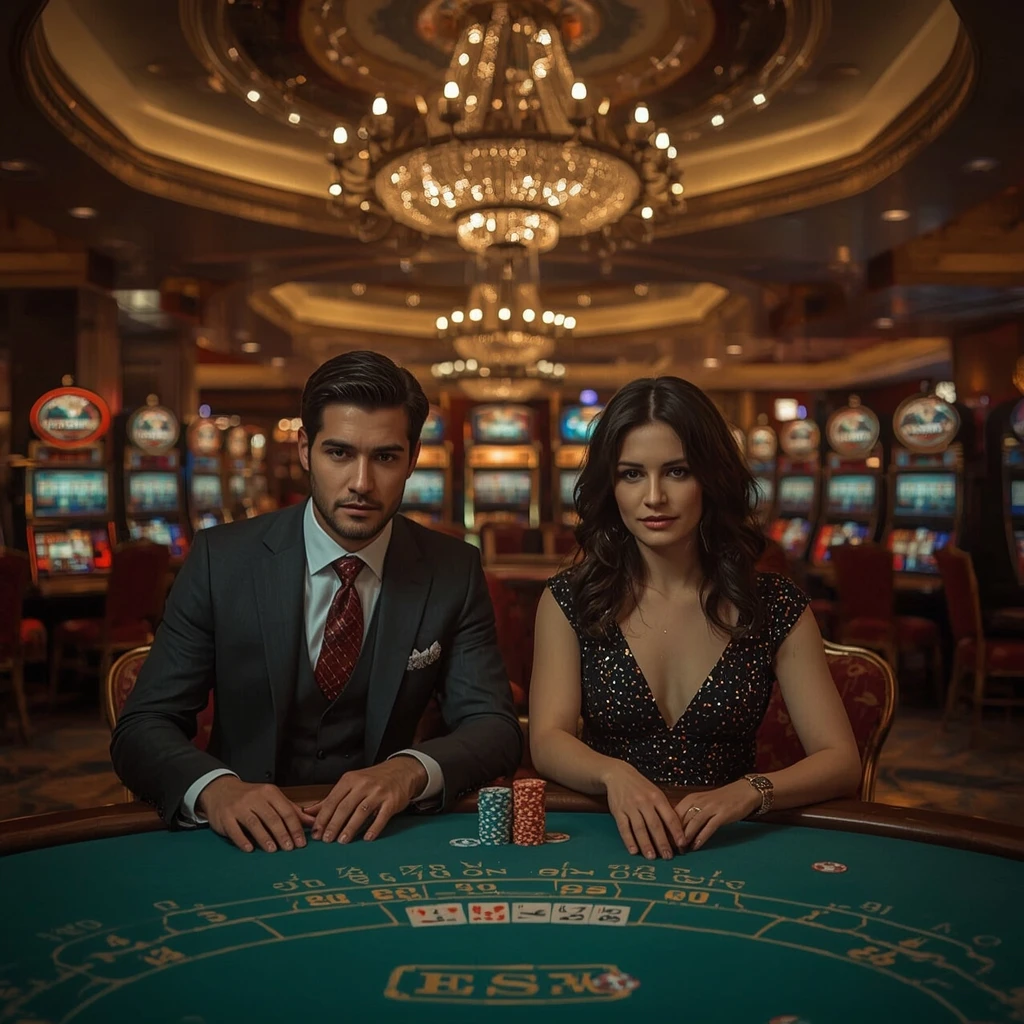 Due giocatori di poker al Cashpot Casino